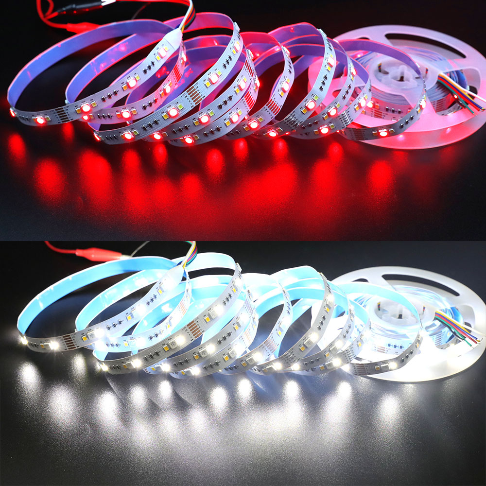 DC12V 5050SMD 16.4ft 5m 60LEDs M RGB CCT Flexible LED Strip Light